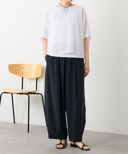 BEARDSLEY（ビアズリー）の「カラミプルオーバー（Tシャツ/カットソー・レディース・ブラック/グレー/キャメル/ホワイト・FREE）」の10枚目の写真