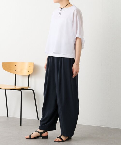 BEARDSLEY（ビアズリー）の「カラミプルオーバー（Tシャツ/カットソー・レディース・ブラック/グレー/キャメル/ホワイト・FREE）」の11枚目の写真