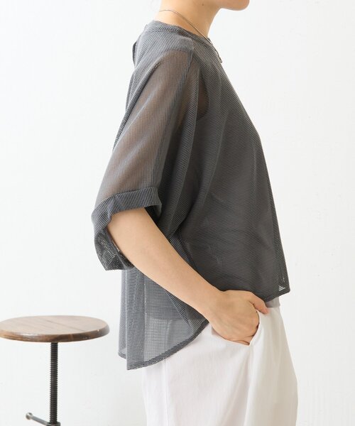 BEARDSLEY（ビアズリー）の「カラミプルオーバー（Tシャツ/カットソー・レディース・ブラック/グレー/キャメル/ホワイト・FREE）」の18枚目の写真