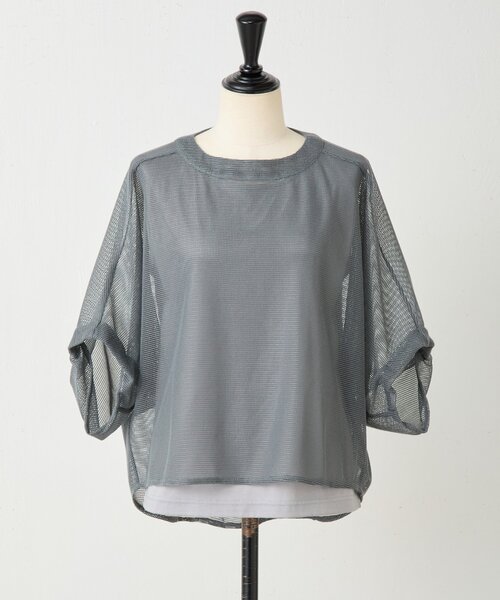 BEARDSLEY（ビアズリー）の「カラミプルオーバー（Tシャツ/カットソー・レディース・ブラック/グレー/キャメル/ホワイト・FREE）」の22枚目の写真