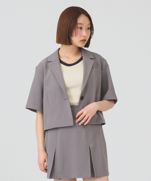 Ray BEAMS(レイビームス)の「リブ リンガー タンクトップ(タンクトップ・レディース・ナチュラル/ワイン/ネイビー・ONE SIZE)」の6枚目の写真