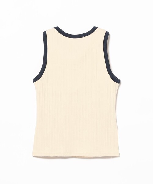 Ray BEAMS(レイビームス)の「リブ リンガー タンクトップ(タンクトップ・レディース・ナチュラル/ワイン/ネイビー・ONE SIZE)」の13枚目の写真