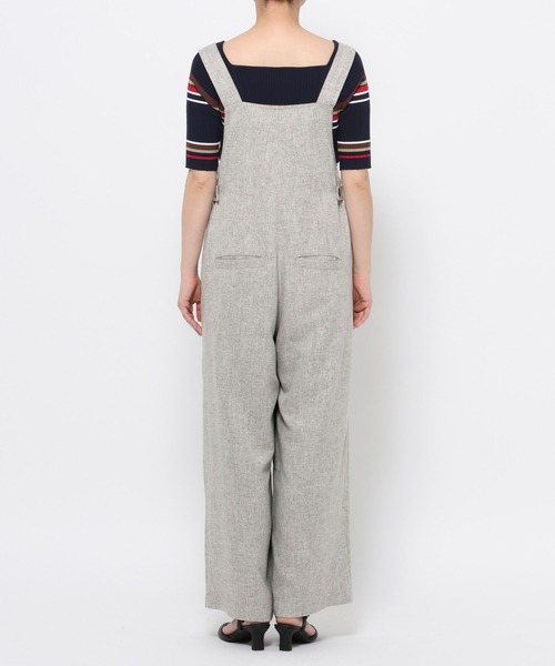 mysty woman（ミスティウーマン）の「リネンライクサロペット 678991（サロペット/オーバーオール・レディース・ブラック/グレー・FREE）」の18枚目の写真