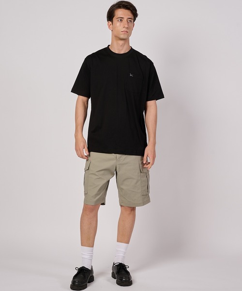 Eddie Bauer（エディーバウアー）の「ワンポイント刺しゅう ポケット Tシャツ（Tシャツ/カットソー・メンズ・オレンジ/ホワイト/ブラック/イエロー/ネイビー/セージグリーン・S/L/M/XXL/XL）」の10枚目の写真