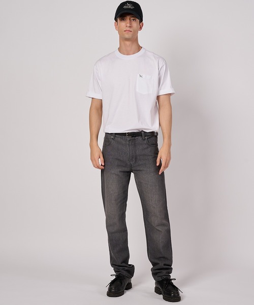 Eddie Bauer（エディーバウアー）の「ワンポイント刺しゅう ポケット Tシャツ（Tシャツ/カットソー・メンズ・オレンジ/ホワイト/ブラック/イエロー/ネイビー/セージグリーン・S/L/M/XXL/XL）」の8枚目の写真