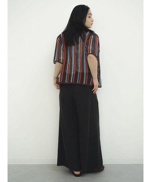 FIKA.(フィーカ)の「Crochet knit polo(カーディガン/ボレロ・レディース・ブラウン/チャコール/オフホワイト・FREE)」の19枚目の写真