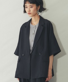 WEB限定】IENA LA BOUCLE 強撚サージテーラードジャケット（テーラード