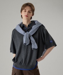 ONCILY | LAYERED COLOR BOTTON KNIT POLO / レイヤードカラーボタンニットポロ(ポロシャツ)