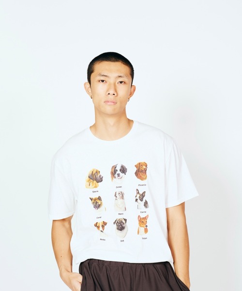 JERZEES(ジャージーズ)の「JERZEES ジャージーズ / "9 DOGS"SS TEE(Tシャツ/カットソー・メンズ・ホワイト/ブラック・MEDIUM/LARGE/X-LARGE)」の15枚目の写真
