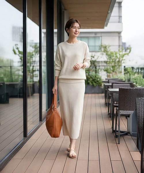 STYLE DELI（スタイルデリ）の「【DELI by】ソフトグレインレザーラージトートバッグ（トートバッグ・レディース・キャメル/ブラック・FREE）」の7枚目の写真