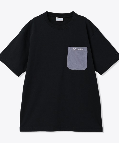 Columbia(コロンビア)の「コロンビア Columbia ヤングストリートショートスリーブクルー(Tシャツ/カットソー・メンズ・ブラウン/アイボリー/ホワイト×ブルー/ブラック/ブラック×ブルー・LL/S/M/L)」の4枚目の写真