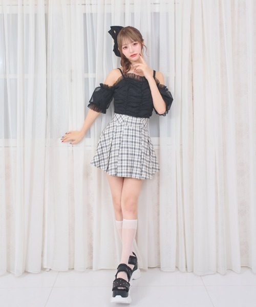 LAFARY（ラファリー）の「オフショルチュールトップス（その他トップス・レディース・ベージュ/ブラック/ピンク・FREE）」の11枚目の写真