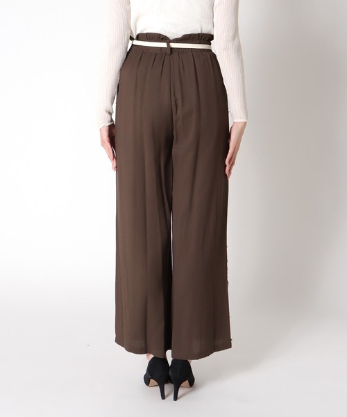 Jines(ジネス)の「サイドフリンジベルト付パンツ(その他パンツ・レディース・ブラック/カーキ/ベージュ・38)」の19枚目の写真