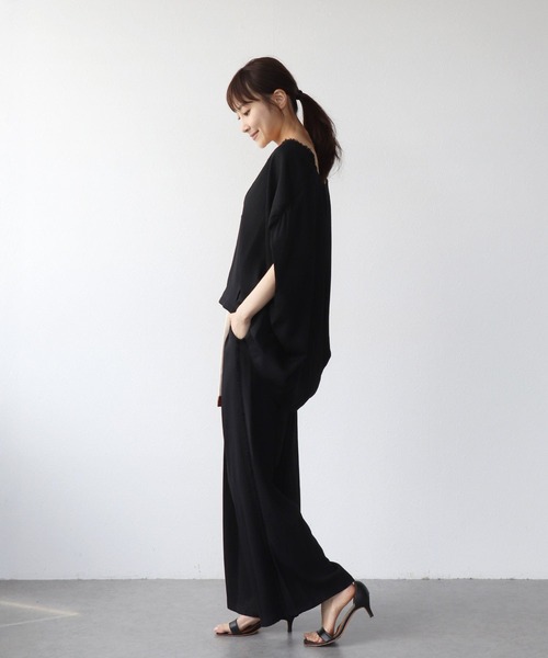Jines(ジネス)の「サイドフリンジベルト付パンツ(その他パンツ・レディース・ブラック/カーキ/ベージュ・38)」の12枚目の写真