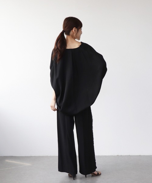 Jines(ジネス)の「サイドフリンジベルト付パンツ(その他パンツ・レディース・ブラック/カーキ/ベージュ・38)」の13枚目の写真