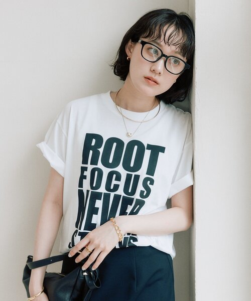 RIVE DROITE(リヴドロワ)の「【接触冷感】アソートロゴTee(夏服)(Tシャツ/カットソー・レディース・チャコールグレー/ライトベージュ/ホワイト・FREE)」の10枚目の写真
