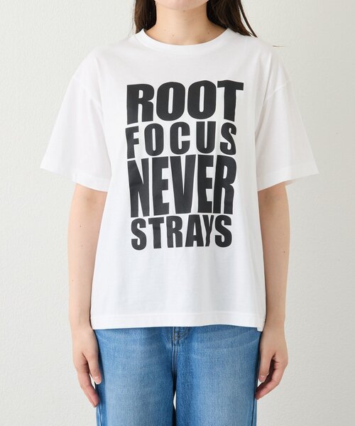 RIVE DROITE(リヴドロワ)の「【接触冷感】アソートロゴTee(夏服)(Tシャツ/カットソー・レディース・チャコールグレー/ライトベージュ/ホワイト・FREE)」の6枚目の写真