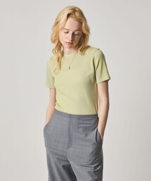 Steven Alan（スティーブンアラン）の「<Steven Alan>リブ ハーフスリーブ プルオーバー（Tシャツ/カットソー）」