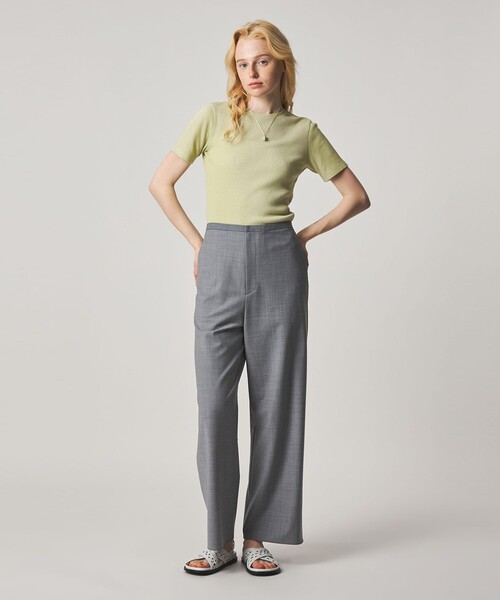 Steven Alan(スティーブンアラン)の「<Steven Alan>リブ ハーフスリーブ プルオーバー(Tシャツ/カットソー・レディース・オフホワイト/ライム/レッド/ブラック・FREE)」の5枚目の写真