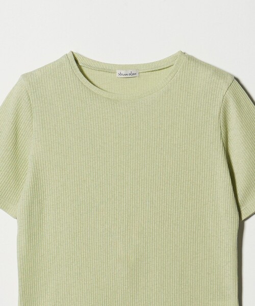Steven Alan(スティーブンアラン)の「<Steven Alan>リブ ハーフスリーブ プルオーバー(Tシャツ/カットソー・レディース・オフホワイト/ライム/レッド/ブラック・FREE)」の13枚目の写真