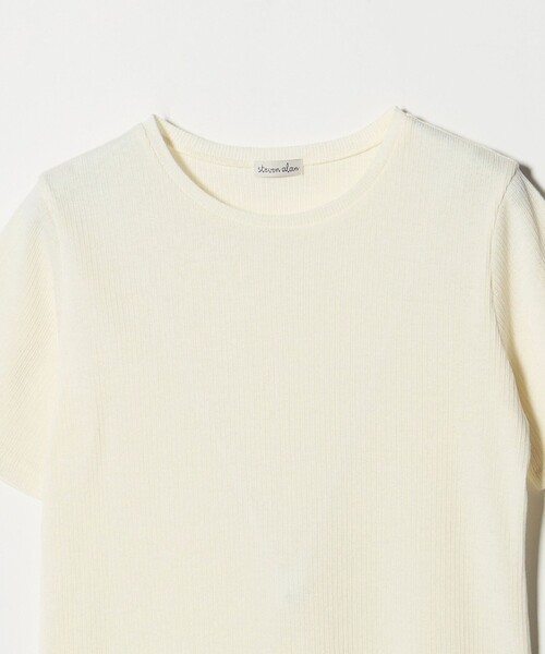Steven Alan(スティーブンアラン)の「<Steven Alan>リブ ハーフスリーブ プルオーバー(Tシャツ/カットソー・レディース・オフホワイト/ライム/レッド/ブラック・FREE)」の17枚目の写真