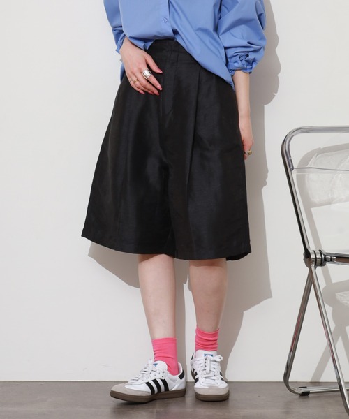 FUNALIVE(ファンアライブ)の「Gready Brilliant LiスラブHWハーフパンツ(その他パンツ・レディース・アイボリー/ブラック・M(38))」の13枚目の写真