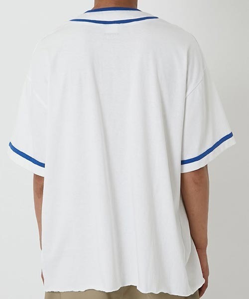 HIGH! STANDARD（ハイスタンダード）の「Healthknit × HIGH! STANDARD /ベースボール プルオーバーTシャツ（Tシャツ/カットソー・メンズ・ホワイト/ネイビー/ナチュラル/ロイヤルブルー/チャコール/グレー/ライトグレー・M/L）」の10枚目の写真