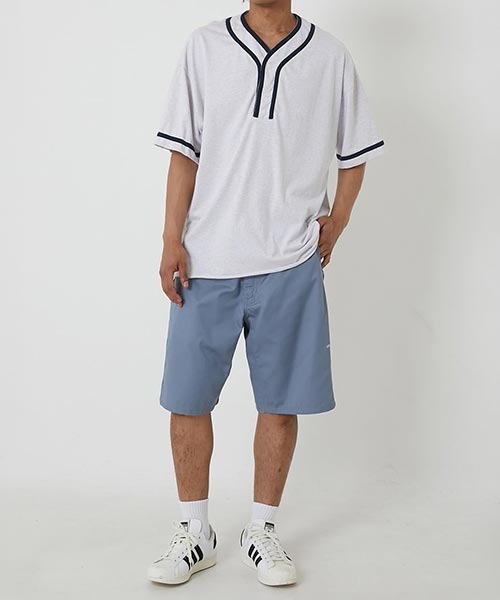 HIGH! STANDARD（ハイスタンダード）の「Healthknit × HIGH! STANDARD /ベースボール プルオーバーTシャツ（Tシャツ/カットソー・メンズ・ホワイト/ネイビー/ナチュラル/ロイヤルブルー/チャコール/グレー/ライトグレー・M/L）」の16枚目の写真