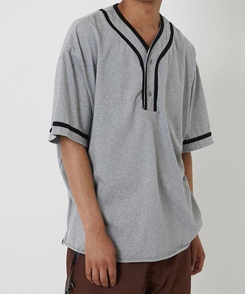 HIGH! STANDARD（ハイスタンダード）の「Healthknit × HIGH! STANDARD /ベースボール プルオーバーTシャツ（Tシャツ/カットソー・メンズ・ホワイト/ネイビー/ナチュラル/ロイヤルブルー/チャコール/グレー/ライトグレー・M/L）」の17枚目の写真