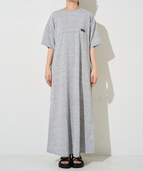 FREAK'S STORE(フリークスストア)の「限定展開 <吸水速乾・接触冷感・UVカット>FREAK'S STORE OUTDOORS DRYMIX(ドライミックス) 半袖 ワンピース(ワンピース・レディース・グレー/オフホワイト/ブラック/ネイビー/レッド/ブラウン・MEDIUM/SMALL)」の9枚目の写真