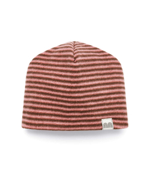 NOT NEW（ナットニュー）の「nn Label Pattern Beanie Pink（ニットキャップ/ビーニー）」
