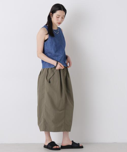 Healthy denim(ヘルシーデニム)の「Healthy DENIM/Breezy Coconuts(セットアップ可)(シャツ/ブラウス・レディース・ブルー/ライトブルー・1/0)」の8枚目の写真
