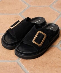 MOHI（モヒ）の「【MOHI/モヒ】スウェードバックルサンダル（サンダル）」