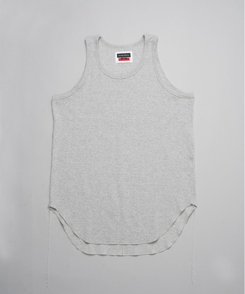 MAISON SPECIAL(メゾンスペシャル)の「《UNISEX》Fraise Layered Round Tank Top/フライスレイヤードラウンドタンクトップ【MAISON SPECIAL/メゾンスペシャル】(タンクトップ・メンズ・チャコールグレー/グレー/ホワイト/ブラック・1/0/2)」の13枚目の写真