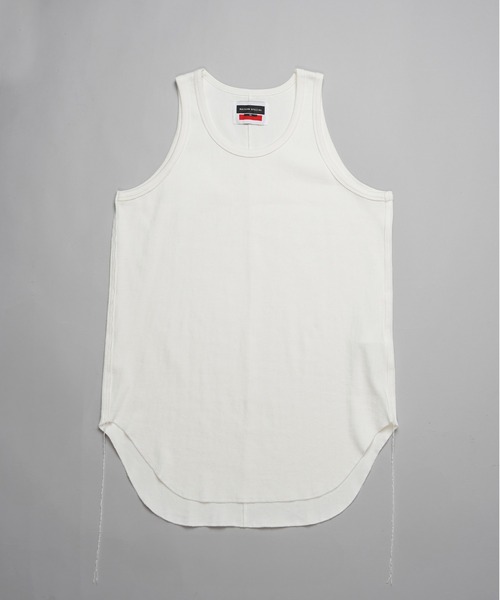 MAISON SPECIAL(メゾンスペシャル)の「《UNISEX》Fraise Layered Round Tank Top/フライスレイヤードラウンドタンクトップ【MAISON SPECIAL/メゾンスペシャル】(タンクトップ・メンズ・チャコールグレー/グレー/ホワイト/ブラック・1/0/2)」の14枚目の写真