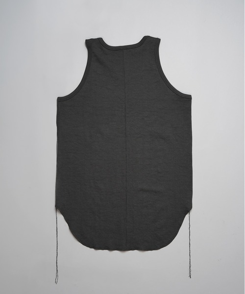 MAISON SPECIAL(メゾンスペシャル)の「《UNISEX》Fraise Layered Round Tank Top/フライスレイヤードラウンドタンクトップ【MAISON SPECIAL/メゾンスペシャル】(タンクトップ・メンズ・チャコールグレー/グレー/ホワイト/ブラック・1/0/2)」の16枚目の写真