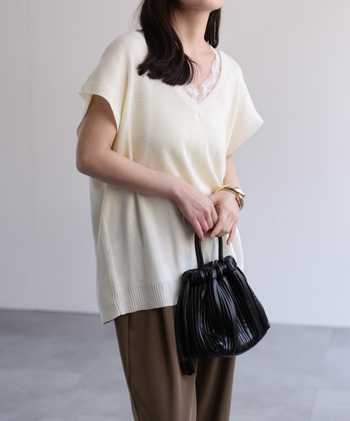 model：156cm 着用サイズ：FREE