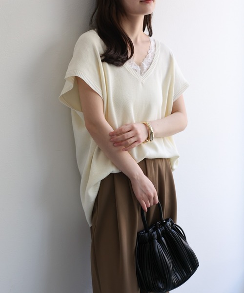 model：156cm 着用サイズ：FREE