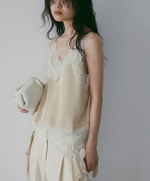 anuke（アンヌーク）の「Satin Lace Camisole 62610425（Tシャツ/カットソー）」