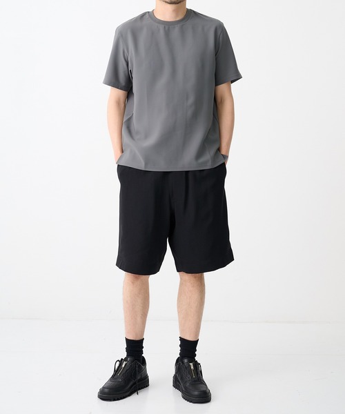 ATTACHMENT（アタッチメント）の「【ATTACHMENT/アタッチメント】PE CONPACT TWILL S/S TEE（Tシャツ/カットソー・メンズ・グレー/ブラック・2/3）」の8枚目の写真