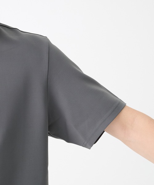 ATTACHMENT（アタッチメント）の「【ATTACHMENT/アタッチメント】PE CONPACT TWILL S/S TEE（Tシャツ/カットソー・メンズ・グレー/ブラック・2/3）」の4枚目の写真
