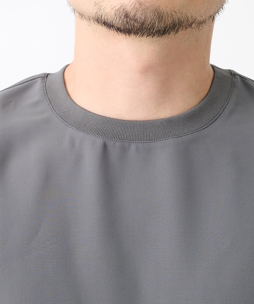 ATTACHMENT（アタッチメント）の「【ATTACHMENT/アタッチメント】PE CONPACT TWILL S/S TEE（Tシャツ/カットソー・メンズ・グレー/ブラック・2/3）」の3枚目の写真