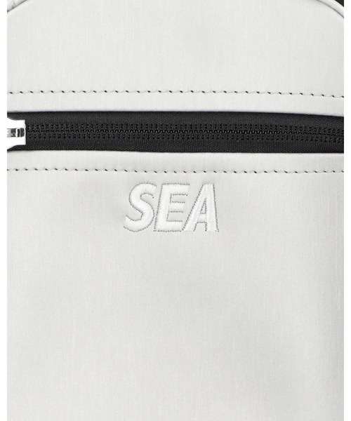 WIND AND SEA(ウィンダンシー)の「SMALL SHOULDER BAG(ショルダーバッグ・メンズ・ネイビー/ベージュ/ブラック/シルバー・FREE)」の18枚目の写真