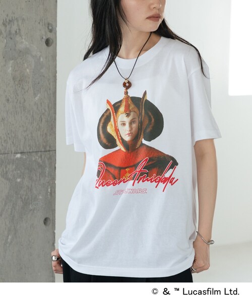 GALLEST(ギャレスト)の「【GOODROCKSPEED】QUEEN AMIDALA / Print T-Shirt(Tシャツ/カットソー・レディース・ホワイト・38)」の1枚目の写真