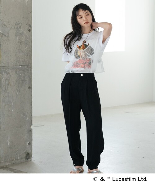 GALLEST(ギャレスト)の「【GOODROCKSPEED】QUEEN AMIDALA / Print T-Shirt(Tシャツ/カットソー・レディース・ホワイト・38)」の2枚目の写真