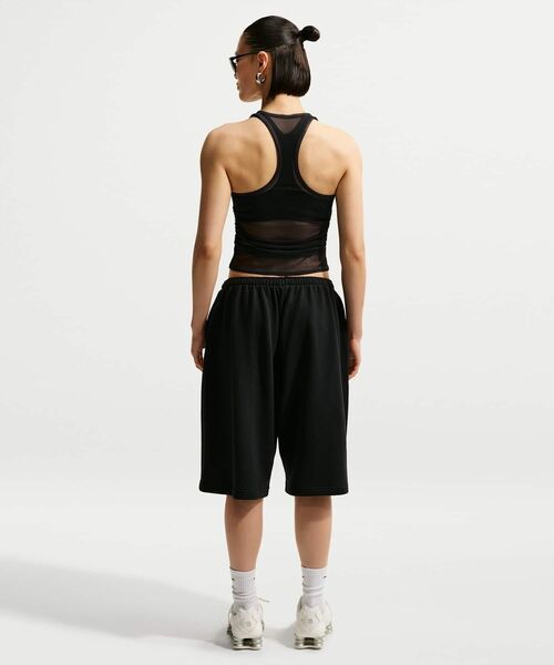 NIKE(ナイキ)の「ナイキ スポーツウェア ウィメンズ タイト シアー タンクトップ / Nike Sportswear Women's Tight Sheer Tank Top IR1676-010 Black(タンクトップ・レディース・ブラック・XS/XL/S/M/L)」の6枚目の写真