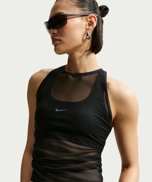 ナイキ スポーツウェア ウィメンズ タイト シアー タンクトップ / Nike Sportswear Women's Tight Sheer Tank Top IR1676-010 Black