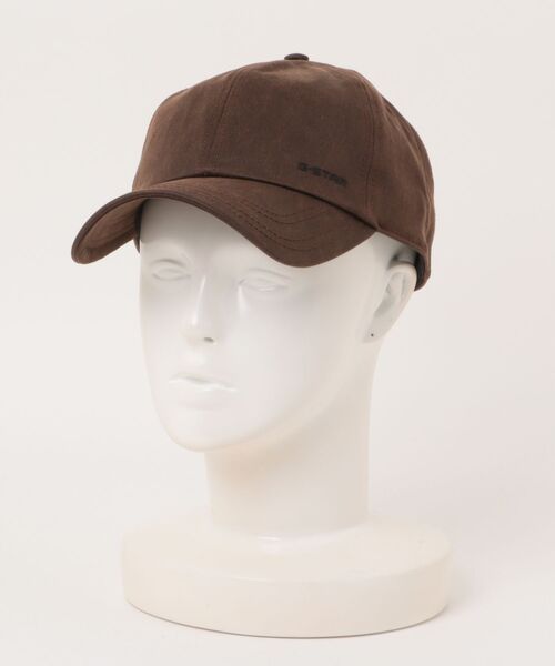 G-STAR(ジースター)の「Avernus Baseball Cap/ブランドロゴベースボールキャップ(キャップ・メンズ・ブラウン・ONE SIZE)」の1枚目の写真