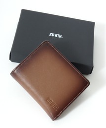 EDWIN（エドウィン）の「EDWIN/エドウィン 本革 レザーウォレット 二つ折り財布 箱付き（財布）」