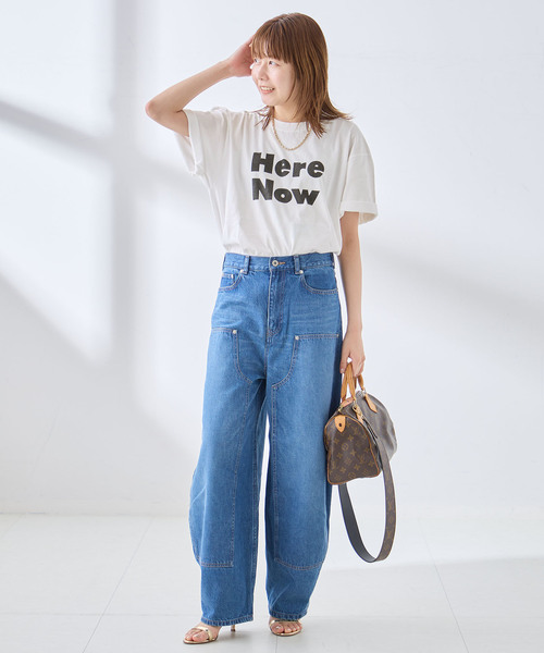 journal standard L'essage(ジャーナルスタンダードレサージュ)の「【Here Now】ピグメントTシャツ(Tシャツ/カットソー・レディース・ラベンダー/ホワイト/ブラウン系その他・FREE)」の8枚目の写真